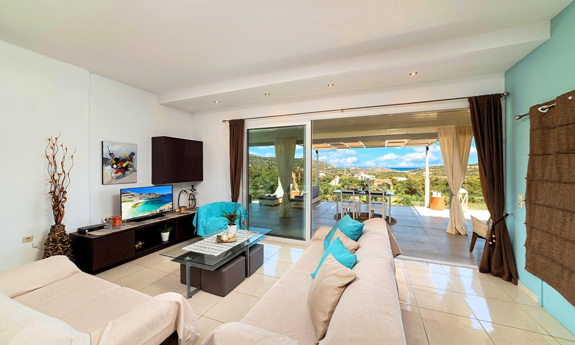 Olive Green Villa Heated Pool アイオス・ニコラオス エクステリア 写真