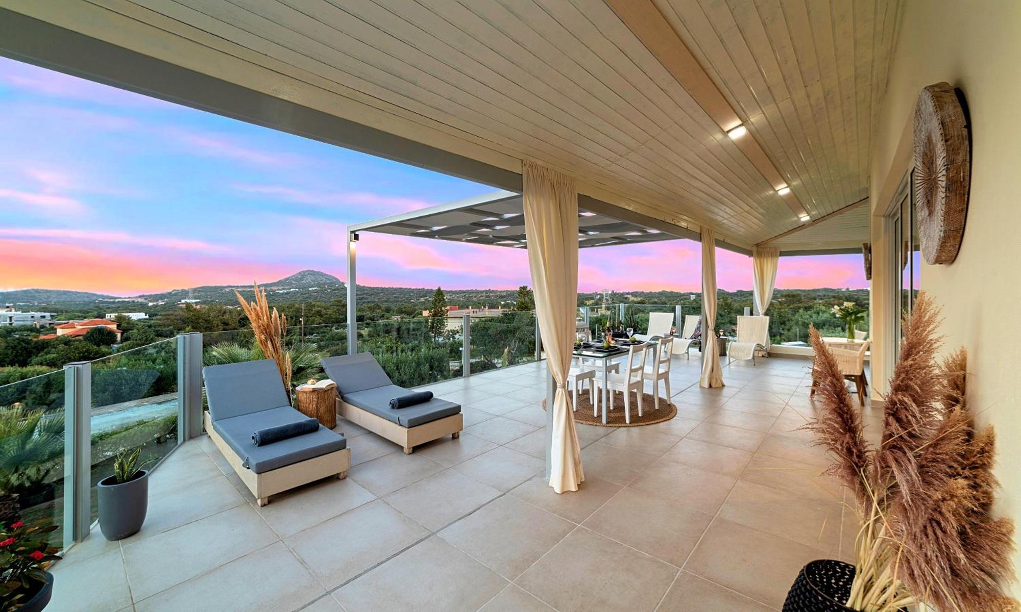 Olive Green Villa Heated Pool アイオス・ニコラオス エクステリア 写真